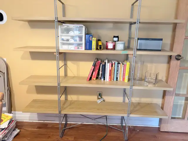 Modern 4-tier Open Bookshelf / Display Shelf