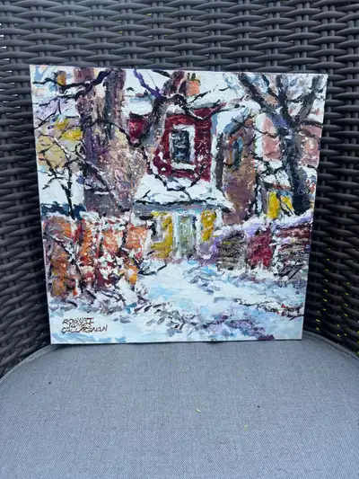  Robert James Callaghan Toronto Neighbourhood Painting ❄️, View more