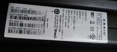 Arris Shaw WiFi Modem SBG6782-HH, View more