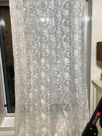 2 Sheer Curtain Panels