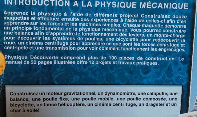 Jeu d'introduction à la physique mécanique dans Jouets et jeux  à Laval/Rive Nord - Image 4