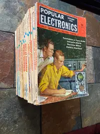 Vintage 1950's + 1960's Electronics Magazines