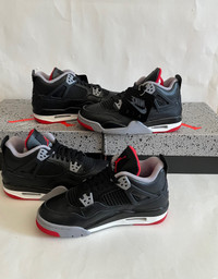 Jordan 4 bred gs authentic size 6 and 6.5 