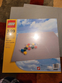 5 Each - 3 Lego Grey baseplates 32x32