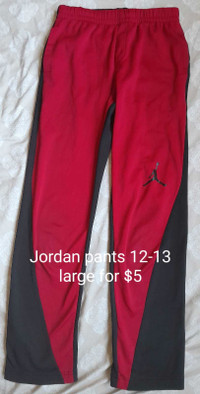 Air Jordan pants 12-13 large for $5