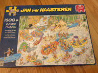Jan van haasteren puzzle, wild water rafting, 1500 pieces