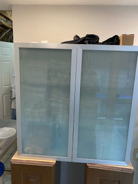 Cabinet with frosted doors 
