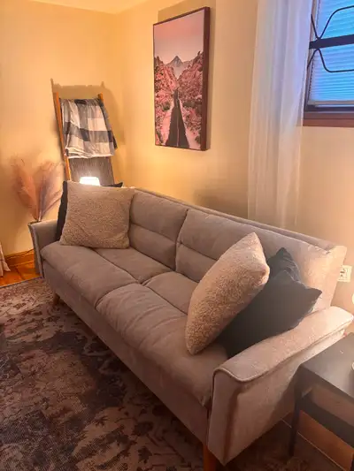 Grey Futon Couch, View more