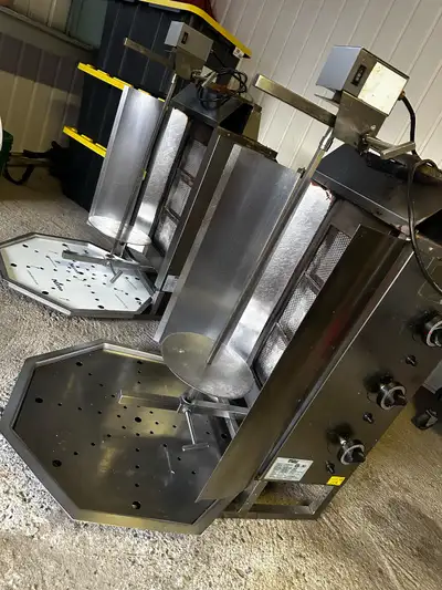two gas shawarma machines , View more