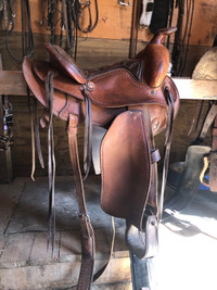 Western saddle, great quality, custom made