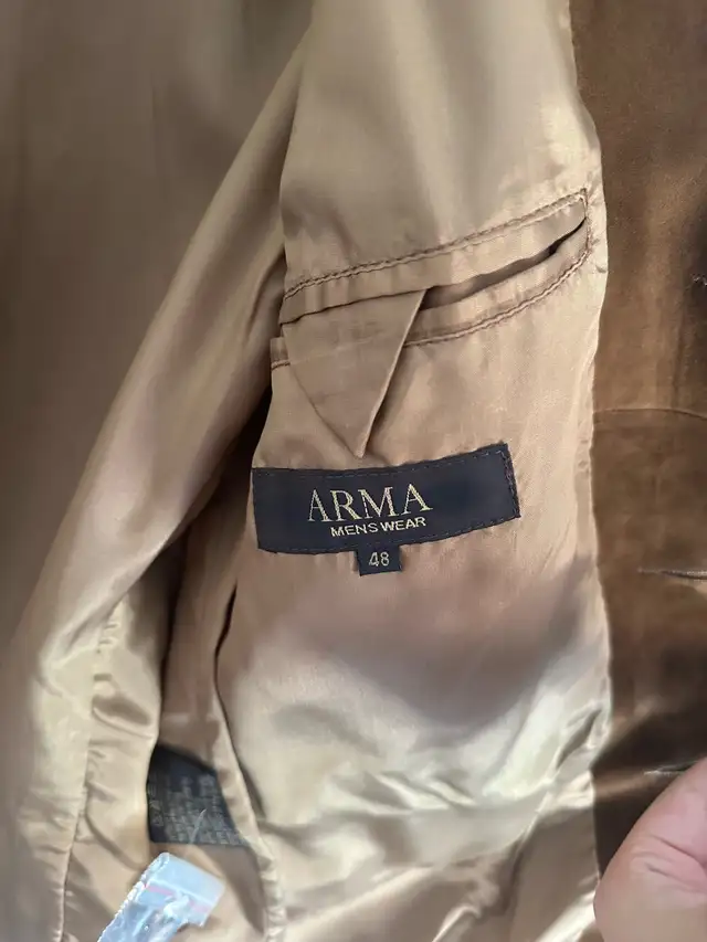 Arma Suede Men's Blazer LEATHER in Men's in Markham / York Region - Image 3