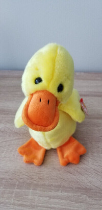 Ty "Quackers" Duck Beanie Baby - Collectible Item