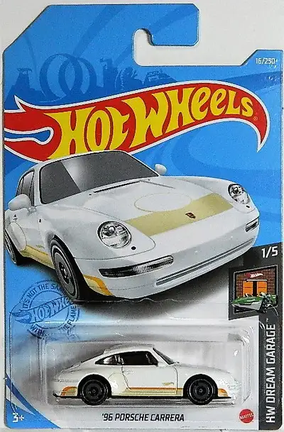 Hot Wheels 1/64 '96 Porsche Carrera Diecast