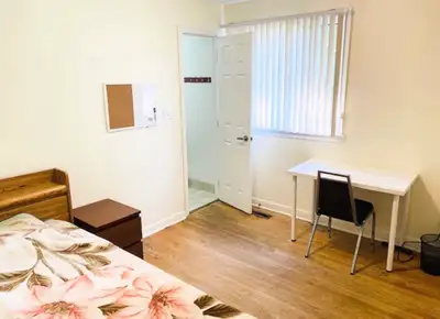 Private, furnished, clean, quiet room with private bathroom on main floor of house near Bathurst and...