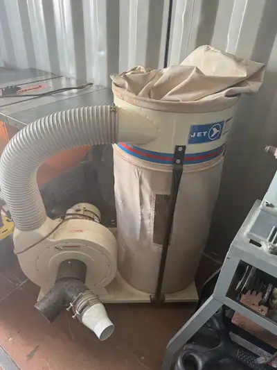 Used Dust Collector for sale. Runs great, downsizing my wood shop. Also have a lot of old tools for...