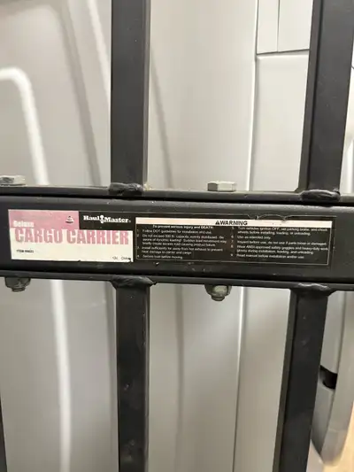 I'm selling my Haul Master Deluxe 500 lb. Cargo Carrier in used condition. This cargo carrier is per...