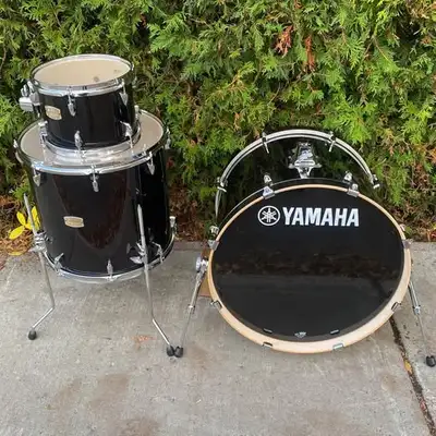 Yamaha Stage Custom Birch Drum Set Components Snare Bass Drum To, View more