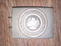 Military Army East German Fireman's Belt Buckle