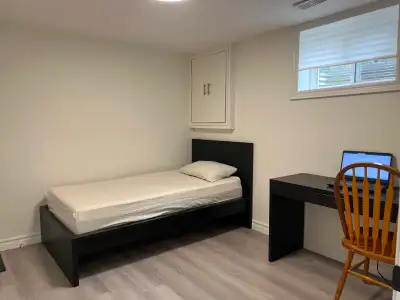 A room in 2bedroom basement unit, close to bus stop on Dorchester road. Shared bathroom, kitchen and...