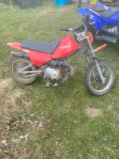 I am selling a 2018 baja dirt runner for parts or fix up. Was running but now won’t kick over. Could...