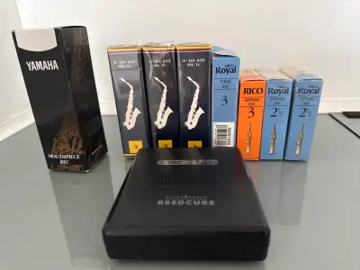 Yamaha Mouthpiece, Reedcure, and Reeds, View more