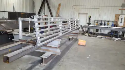 ALUMINUM WELDING CUSTOM STEEL SANDBLASTING POWDER COATING, View more