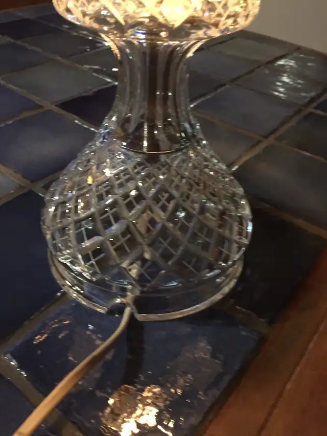 PINWHEEL CRYSTAL LAMP BOUGHT IN PRAGUE. UNIQUE EXCELLENT 2 PCS in Indoor Lighting & Fans in City of Montréal - Image 11