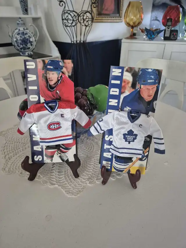 leafs and Canadians mini jerseys 20$each  in Arts & Collectibles in Calgary - Image 5