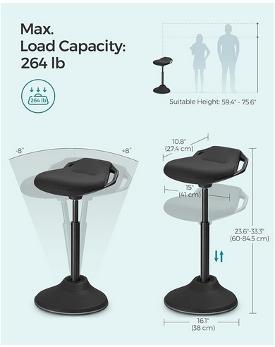 SONGMICS Standing Desk Chair, View more