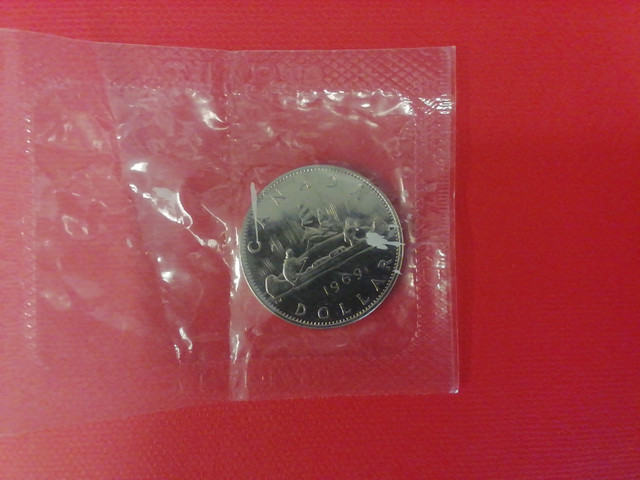 1969 Canada $1 Nickel Coin in Arts & Collectibles in Mississauga / Peel Region