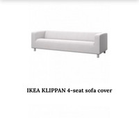 Original IKEA KLIPPAN 4-seat Sofa Cover