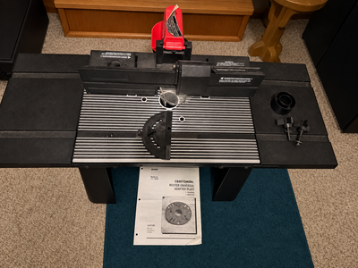 Router Table (Craftsman) Never Used, View more