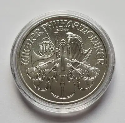 Austria 1.50 Euro 1.50€ Vienna Philharmonic Silver 999 Coin New, View more