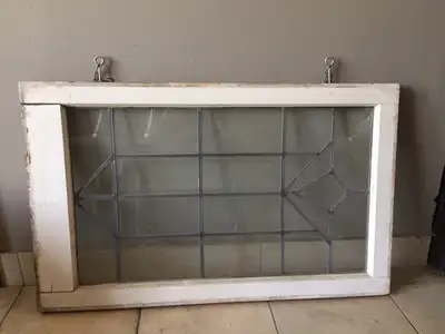Vintage Led Stained Glass Window 22" x 36", View more