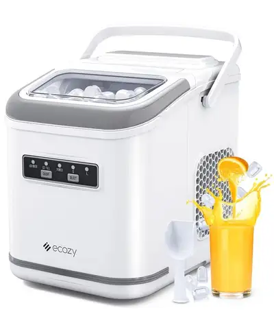 Brand New Ecozy Portable Countertop Ice Maker with Self-Cleaning, View more