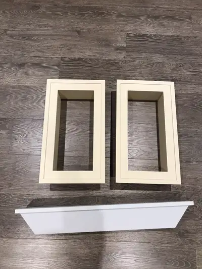 Wooden Shelf and Shadow Boxes, View more