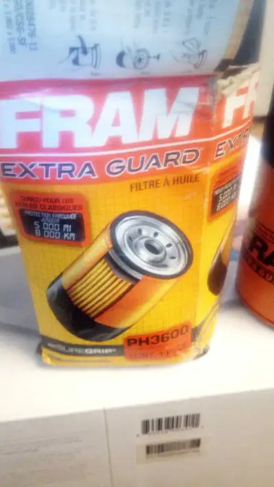 I found in my garage a new oil filter from a vehicle I now ready sold