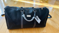 Mezzi Unisex Leather Duffel Bag. Foldable. New 