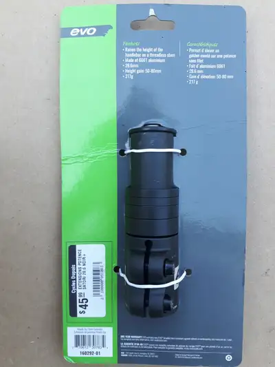 Extension De Potence Vélo Neuve, Ajustable De 50-80mm LV.GRATUIT, Voir plus