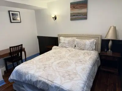 Fully furnished bedroom for rent. All utilities included. Power, Water, Internet, and Heat