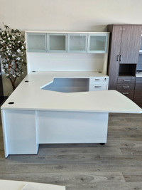 ***White Modern U-Shape Desk New From $999 ***