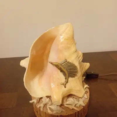 VINTAGE SHELL ACCENT LAMP, View more