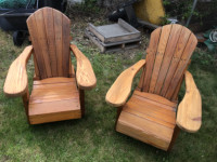 Kid size Muskoka Cedar Chairs