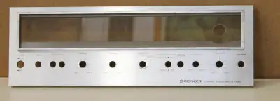 OEM Pioneer SX-580 Receiver Silver Front Plate Frontplate Face plate
