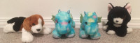 Aurora Small Stuffies-Dog, Dragons, Cat