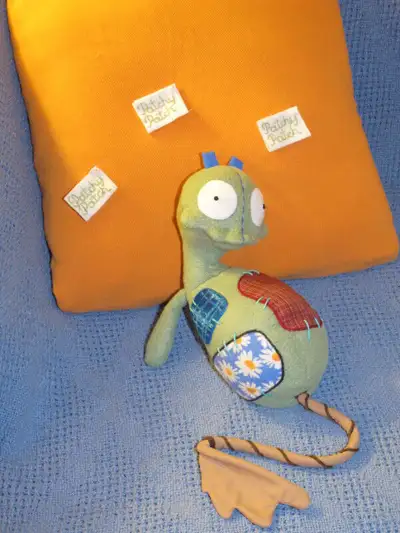 An adorable Patchy Patch toy based on the original children's stories, Toopy and Binoo's adventures....