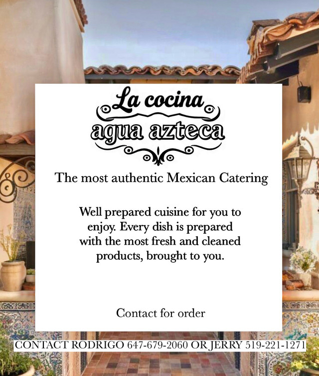 La cocina Agua azteca - Mexican cuisine - Cambridge in Food & Catering in Cambridge