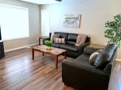 Make yourself at home in this comfortable, fully furnished 3-bedroom duplex. With a spacious, open-c...