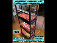 Grow Light Plant Stand LED NEW - Lumières DEL Étagères Plantes B