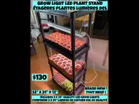 Grow Light Plant Stand LED NEW - Lumières DEL Étagères Plantes B